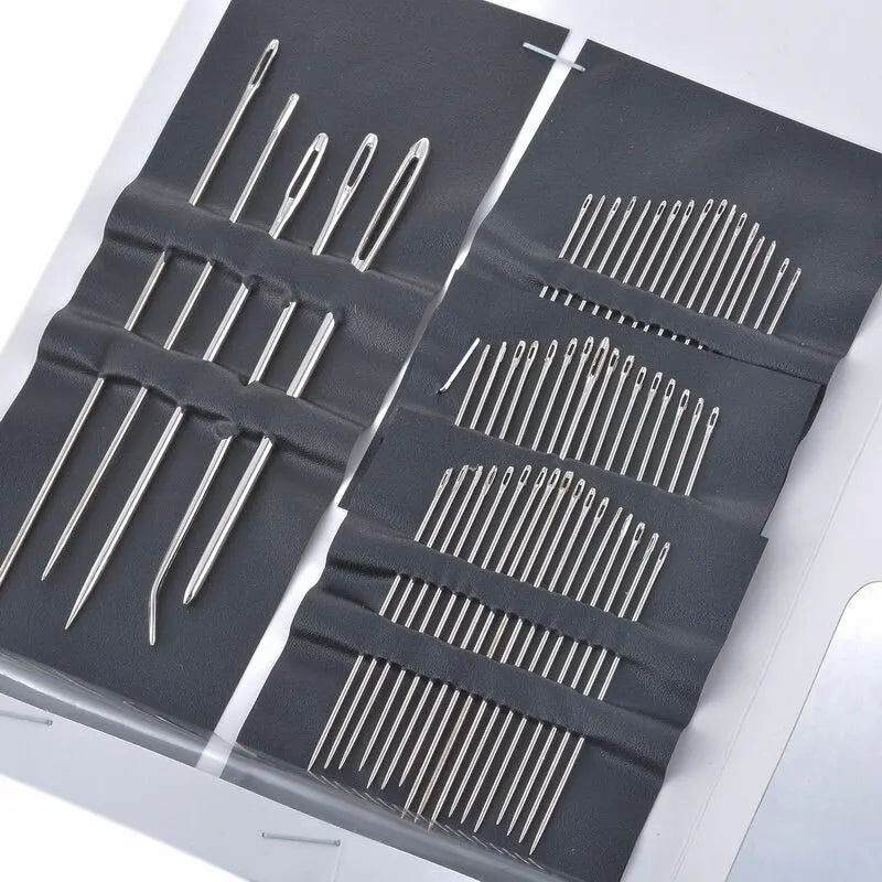 Hand Sewing Needles, Large Eyes for Embroidery, Sewing & Needlework Crafts