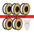 KINGROON 5KG PLA TPU PETG Filament Mix color 1.75mm 3D Printer Plastic No Bubble Spool 3D Printing Materials Wholesales