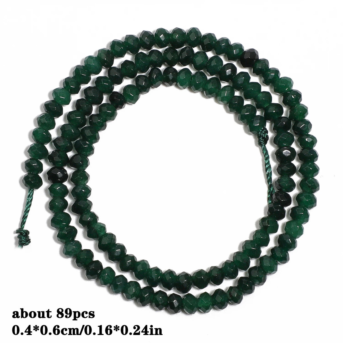 Stone Beads Green Chalcedony-Style Mixed Shapes for DIY Jewelry Making
