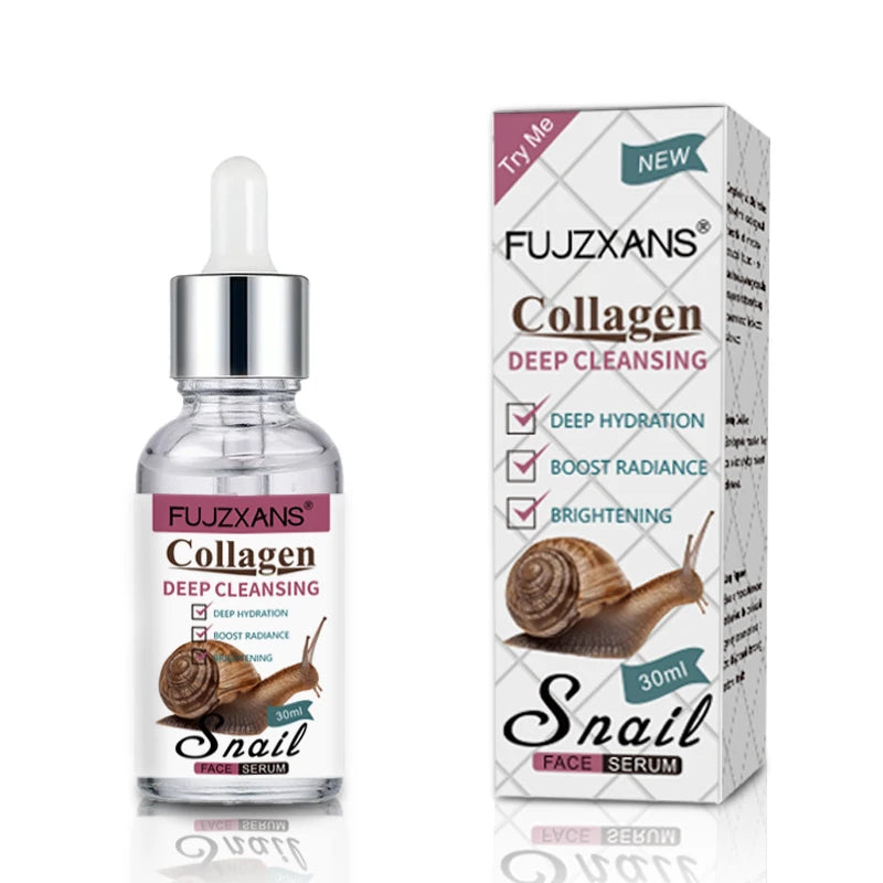 Snail Mucin Serum 30ml With Niacinamide, Hyaluronic Acid, Collagen Facial Serum Deep Hydration