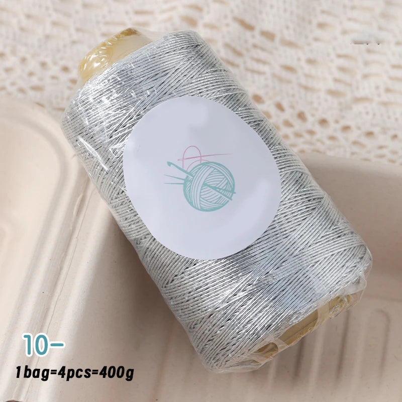 Yarn, Shiny Core-Spun for Bags, Storage Baskets, Slippers & Craft Projects