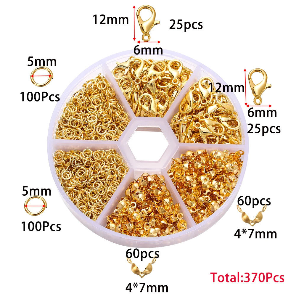 Jewelry Making Kits Alloy Set Earring Kit Lobster Clasp Open Jump Craft Supplies