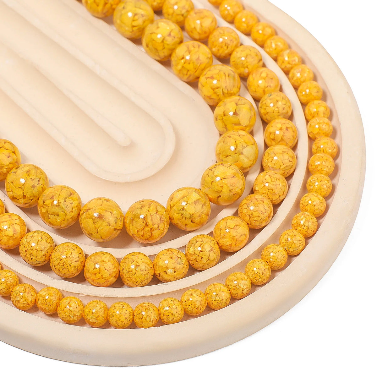 Stone Beads Cinnabar-Style Jade-Style Purple Golden Emperor Realgar Craft Beads