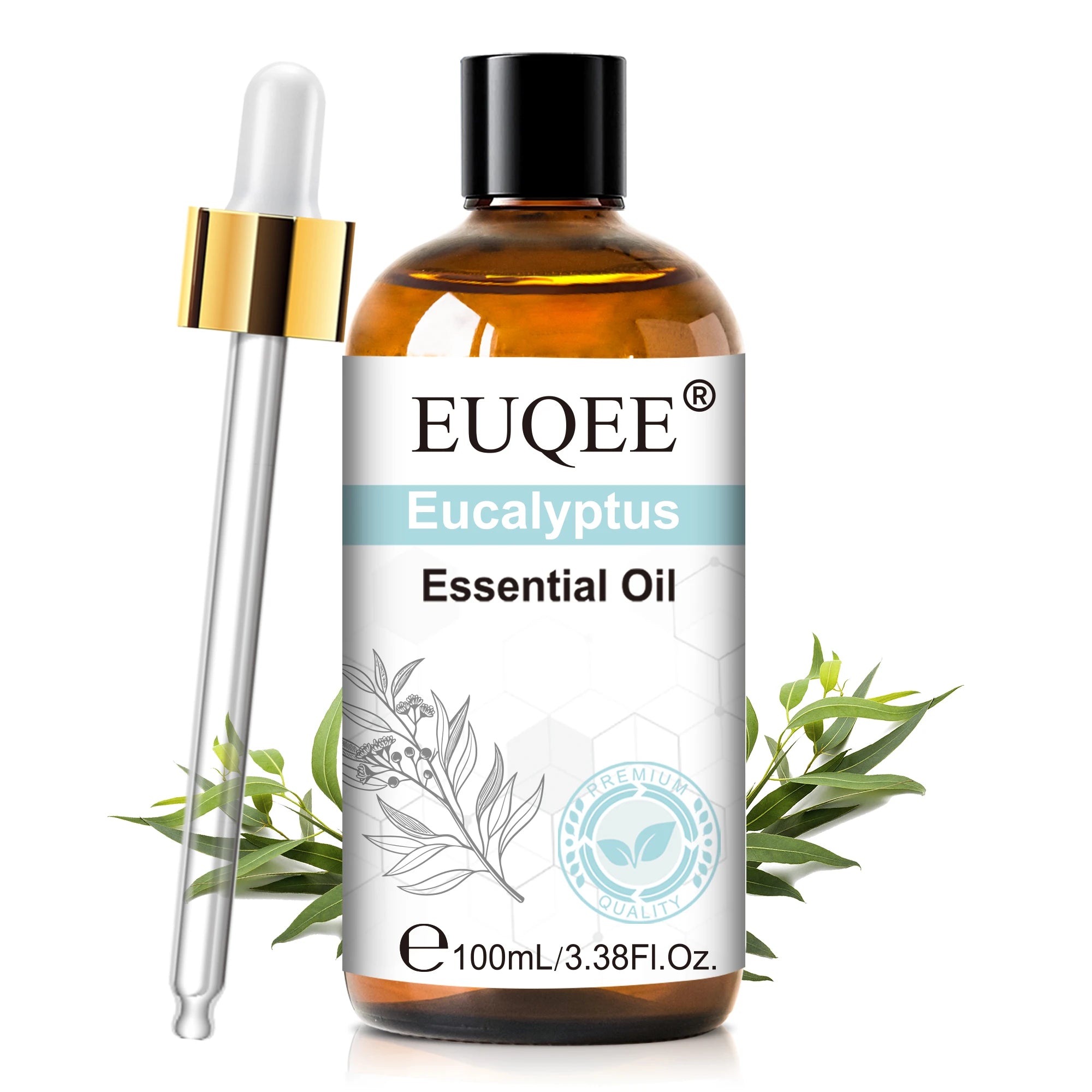 EUQEE 100ml Essential Oil For Aromatherapy,Diffuser,Candle Making Lavender Vanilla Sandalwood Lemongrass Aroma Essential Oil