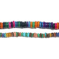 Shell Beads Flat Round Heishi Mother-of-Pearl Styles for DIY Jewelry Making