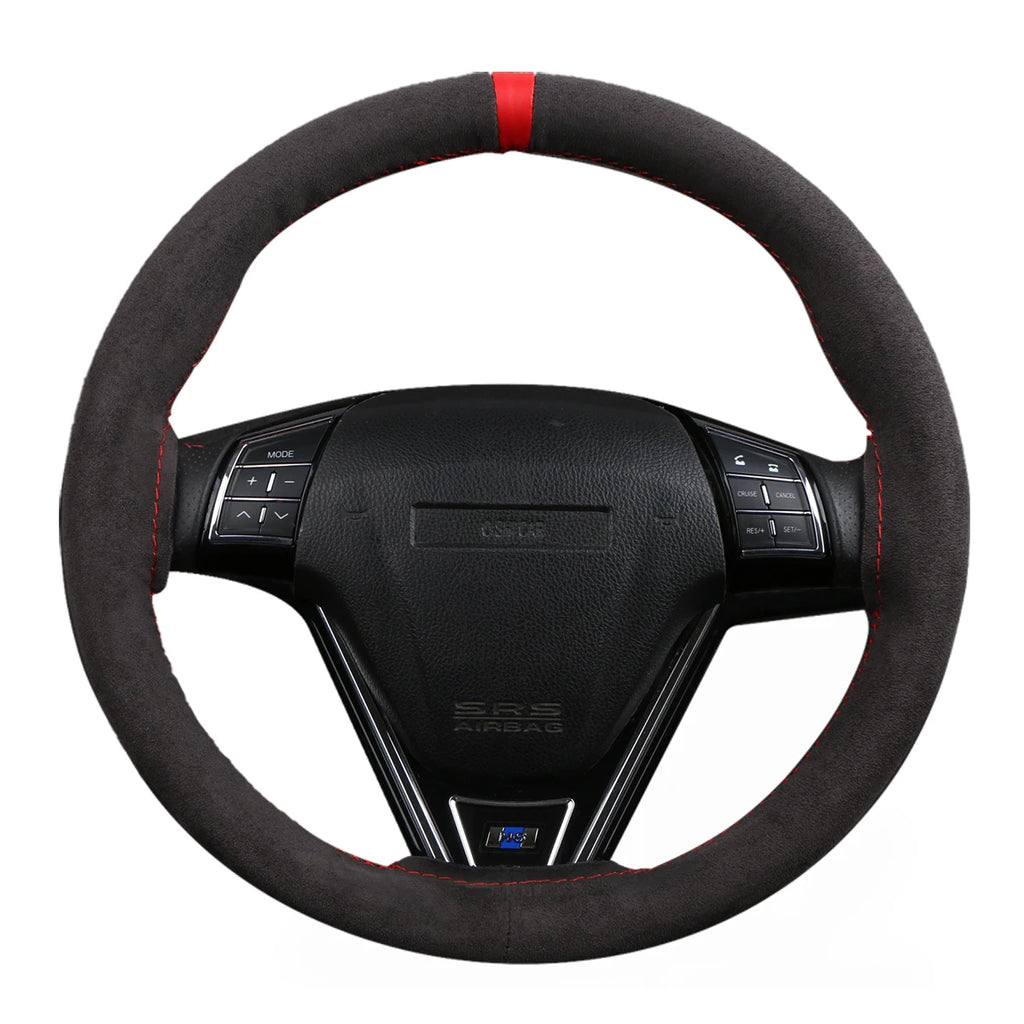 Universal Suede Car Steering Wheel Steering Wheel Cover Anti-Slip Comfort