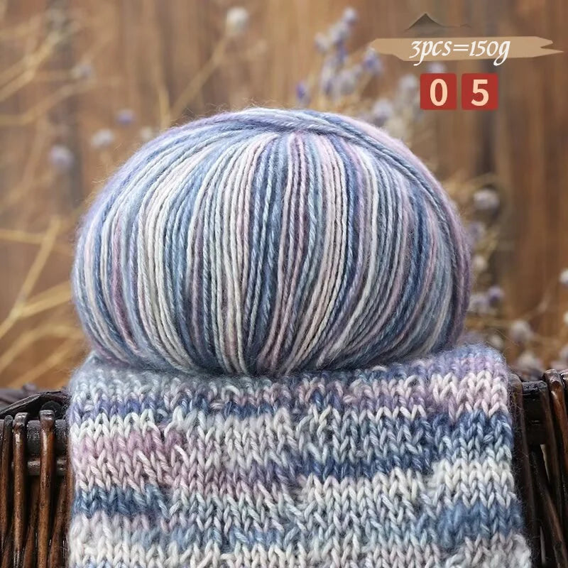 Yarn, Camouflage Colors for Hand Knitting Sweaters & Crochet Projects