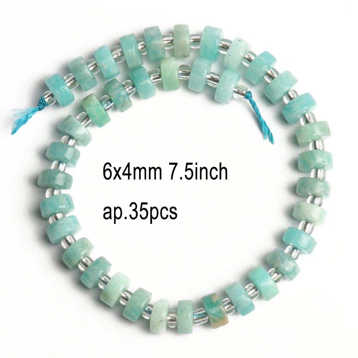 Stone Beads Amazonite-Style Faceted Mixed Shapes for DIY Jewelry Making