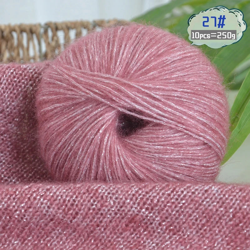 Yarn, Glitter Effect for Knitting Sweaters, Scarves, Hats & Handmade Gifts