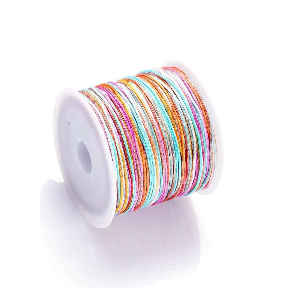Nylon Beading Cord Chinese Knot Tassel Thread Roll DIY Jewelry Making