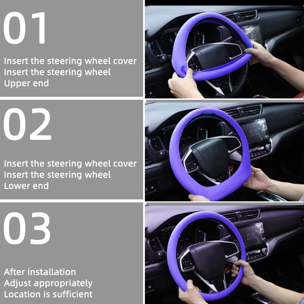 General Motors Silicone Steering Wheel Steering Wheel Cover Anti-Slip Comfort