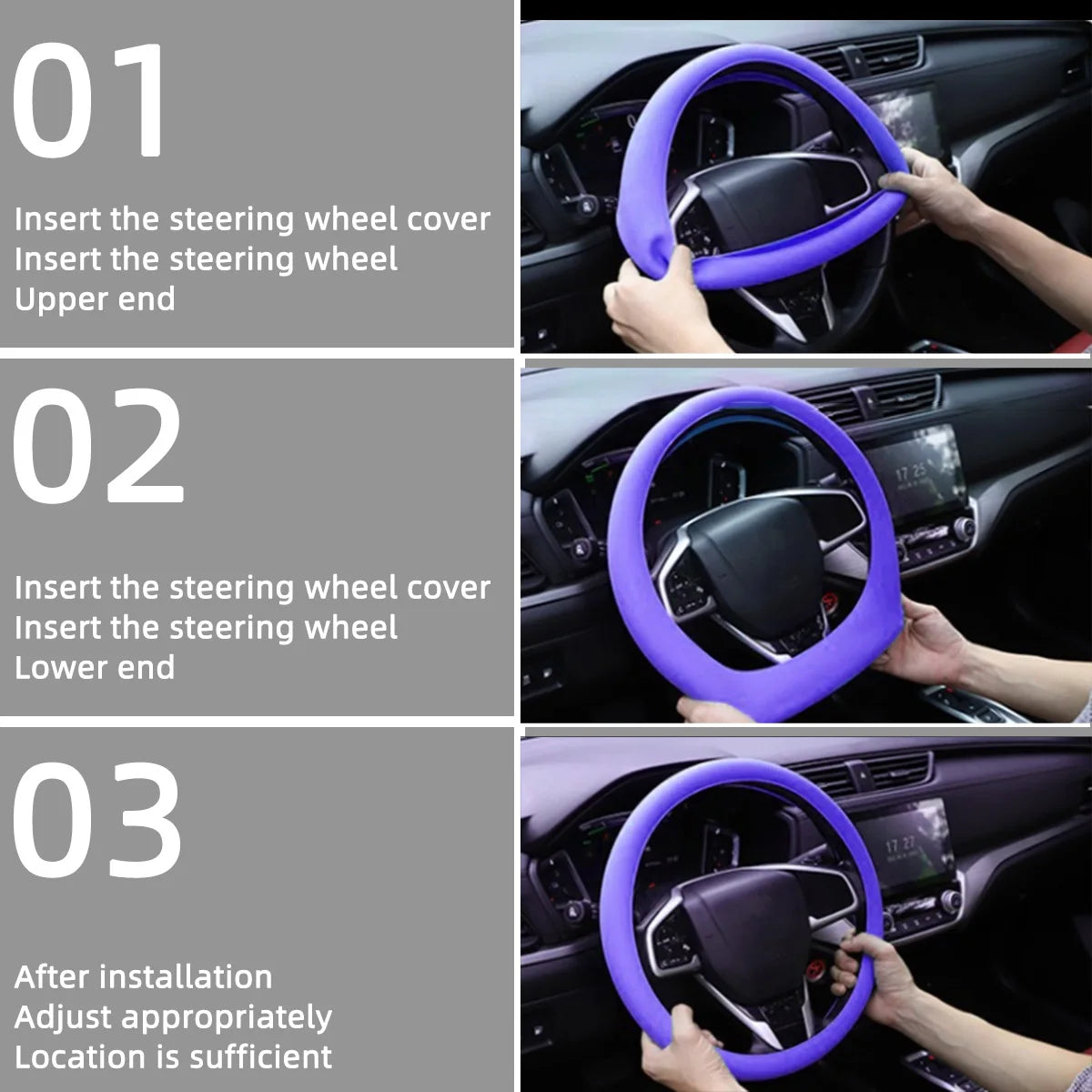 General Motors Silicone Steering Wheel Steering Wheel Cover Anti-Slip Comfort