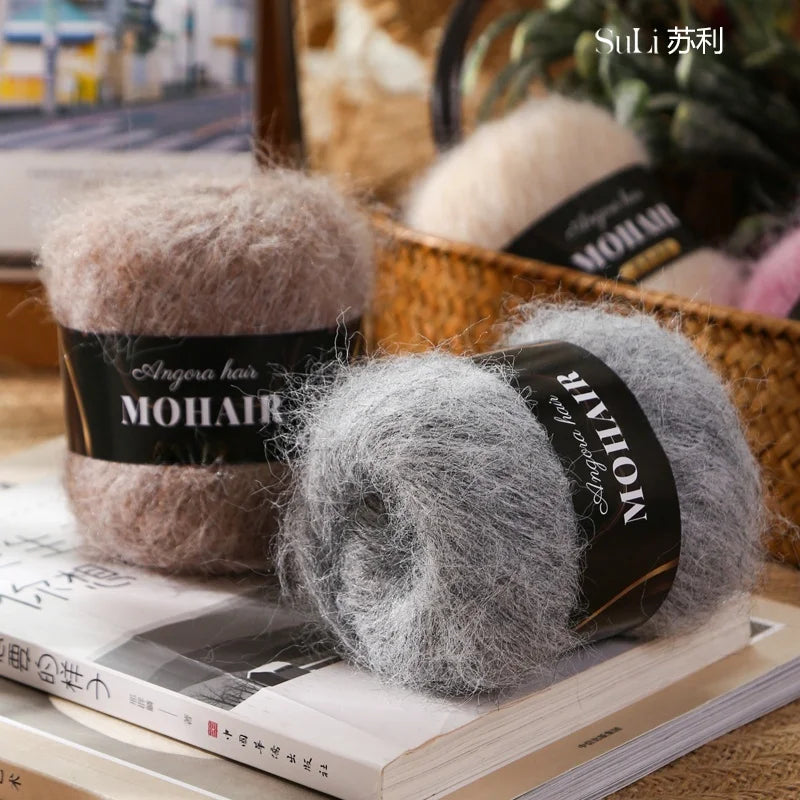 Yarn, Colorful for Crochet Sweaters, Openwork Coats, Hats & Shawls