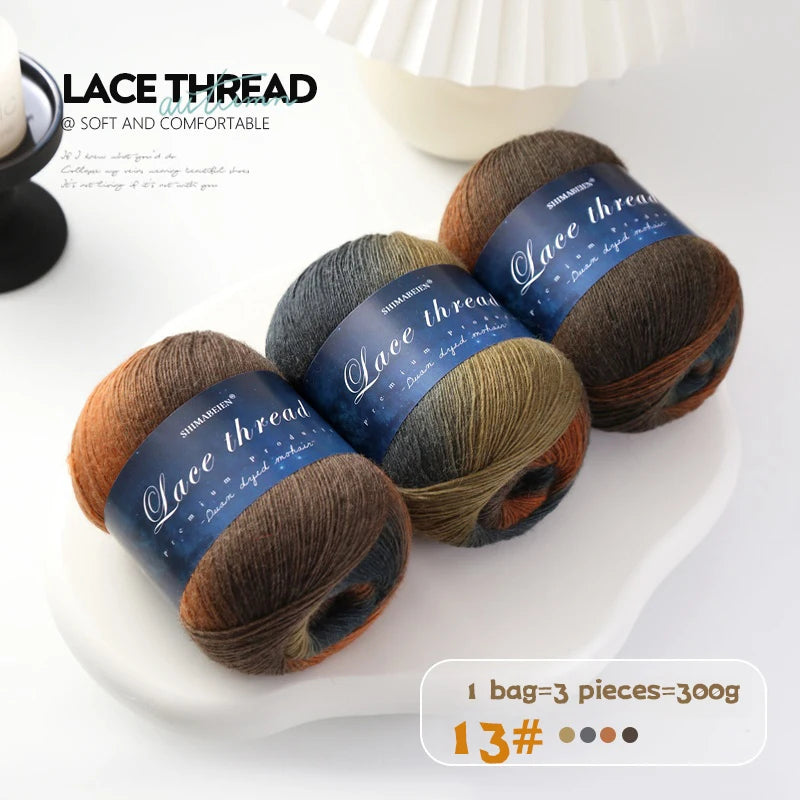 Yarn, Rainbow Gradient for Handmade Shawls, Hats, Scarves & Sweaters