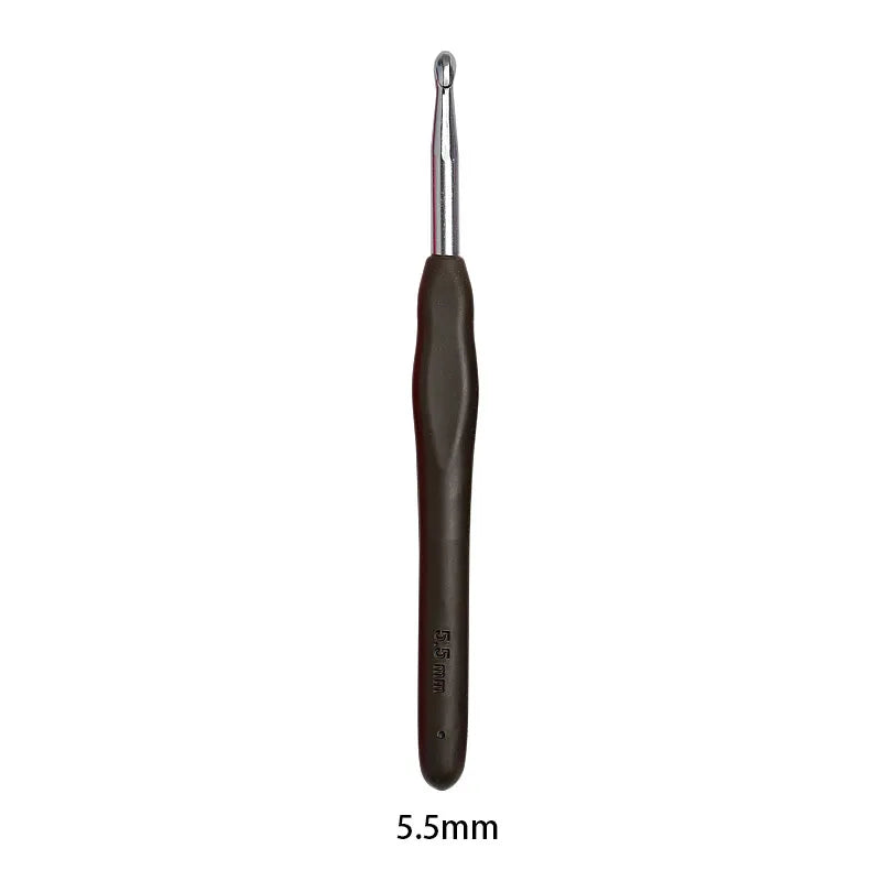 Crochet Hooks, Colorful Aluminum with Soft Grips for Handmade Yarn Crafts