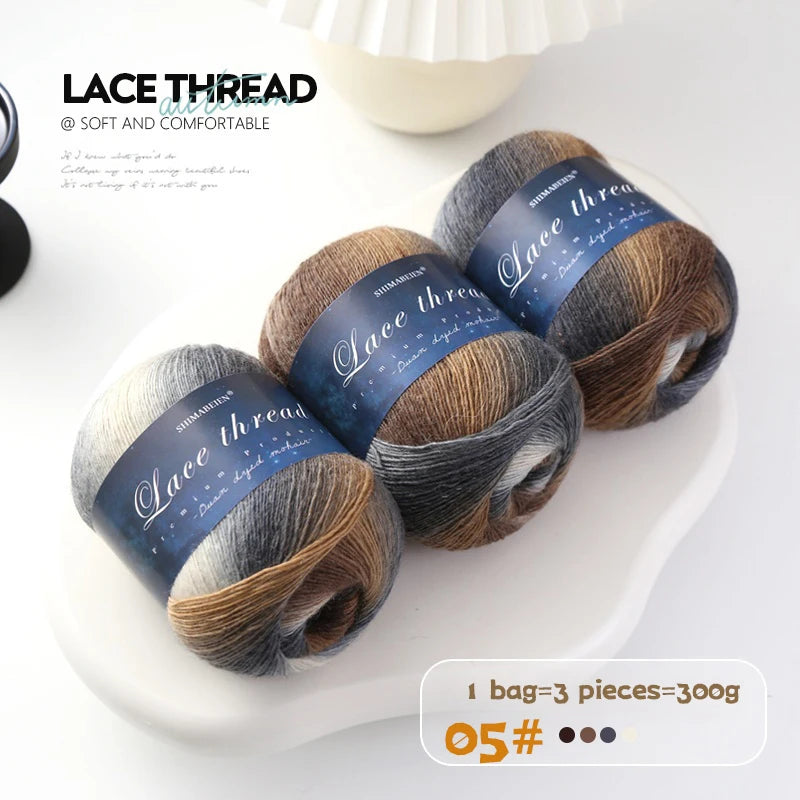 Yarn, Rainbow Gradient for Handmade Shawls, Hats, Scarves & Sweaters