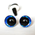 Crooked pupil Cartoon eyes 3D glitter safety toy doll eyes For Crochet Toys Crafts DIY Toy Eyes Animal Doll Accessories