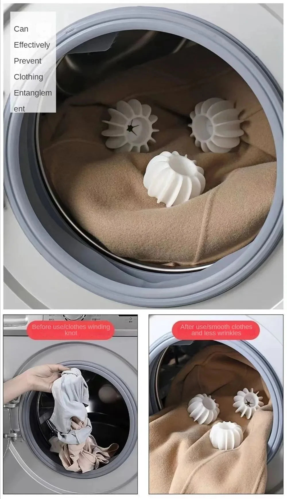 5/10Pcs Magic Laundry Balls Clothes Premium Quality Replacement Accessory