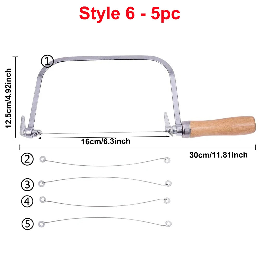 Soap Cutter & Planer Set - Wood & Wire Loaf Cutting Tools, 7 Styles