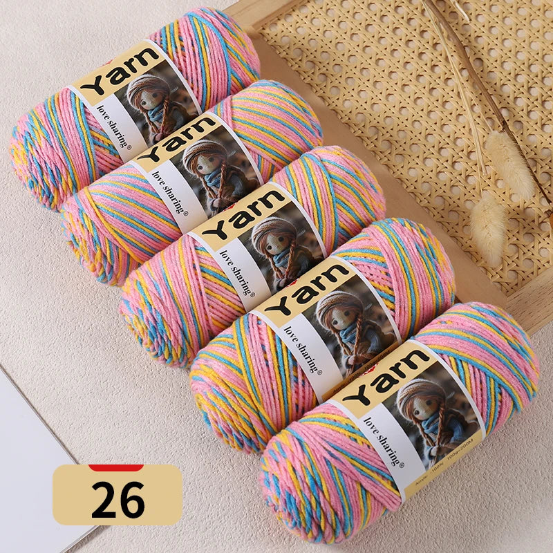 Yarn, Rainbow Gradient for Sweaters, Scarves, Hats & Handmade Blankets