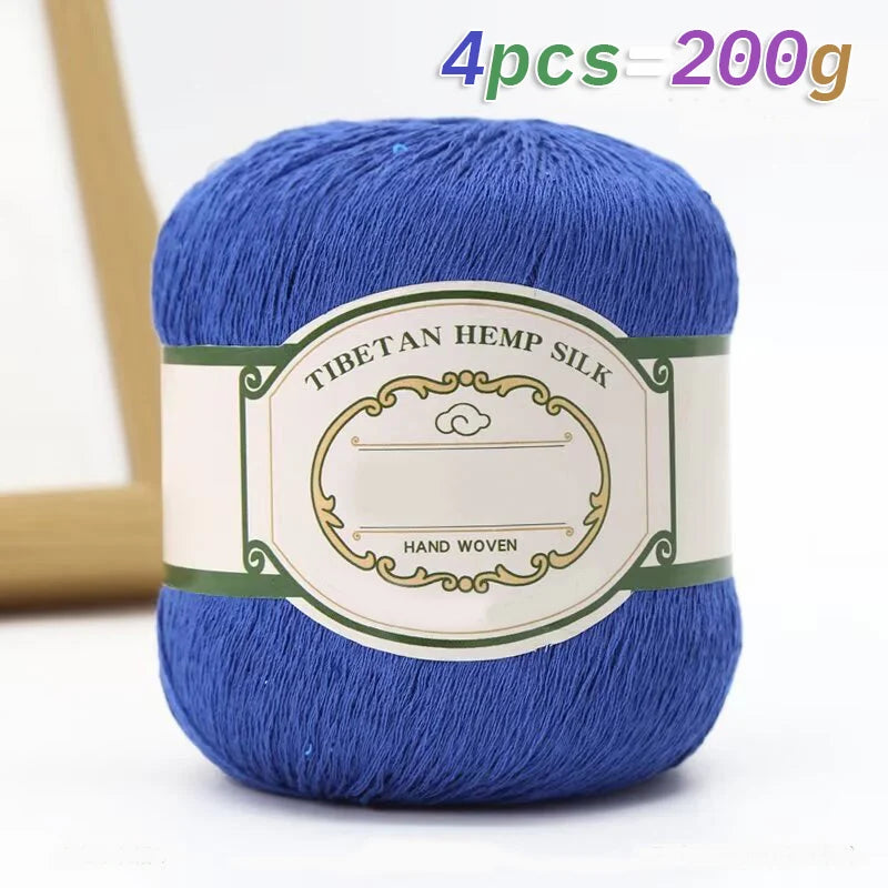 Yarn with Sequins for Crochet Shawls, Summer Hats & Openwork Knitwear