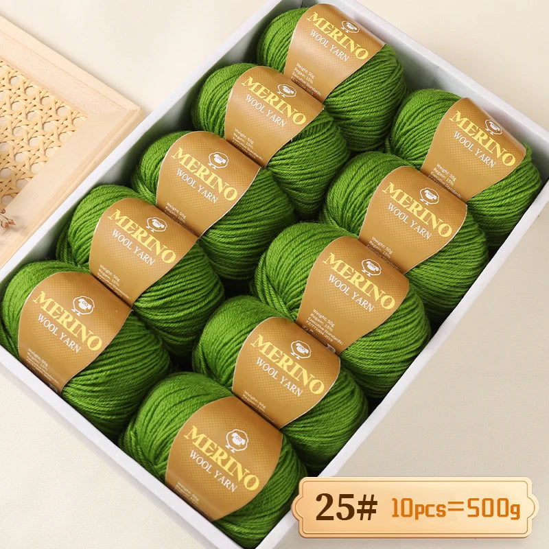 Yarn, Medium-Fine for Hand Knitting Sweaters, Scarves & Winter Hats