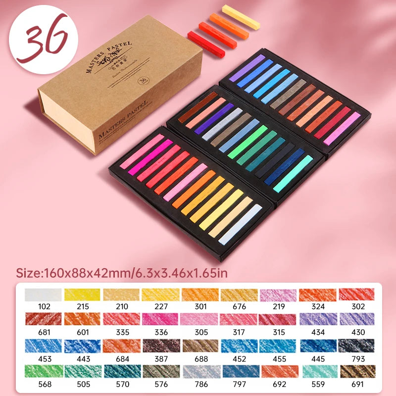 Soft Chalk Pastels, Marie's — 12, 24, 36 or 48 Colors for Artists