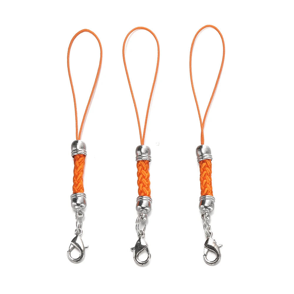 Keychain Cord Straps Lobster Clasps Jump Rings DIY Jewelry Making Craft Supplies
