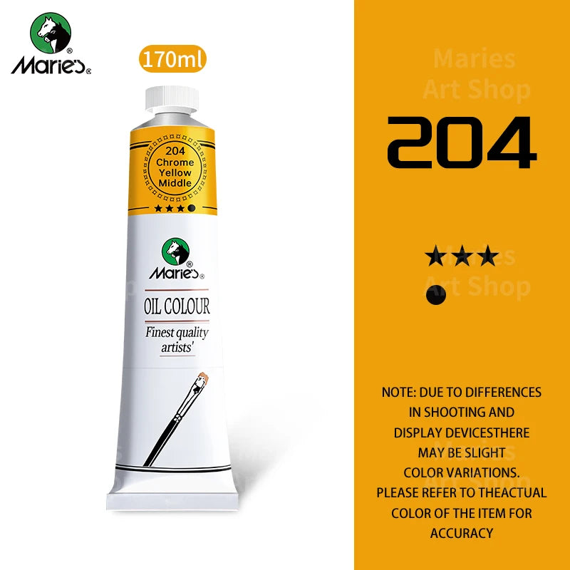 Oil Paint Large Tube, Marie's 170ml — 16 Colors, Artist Grade