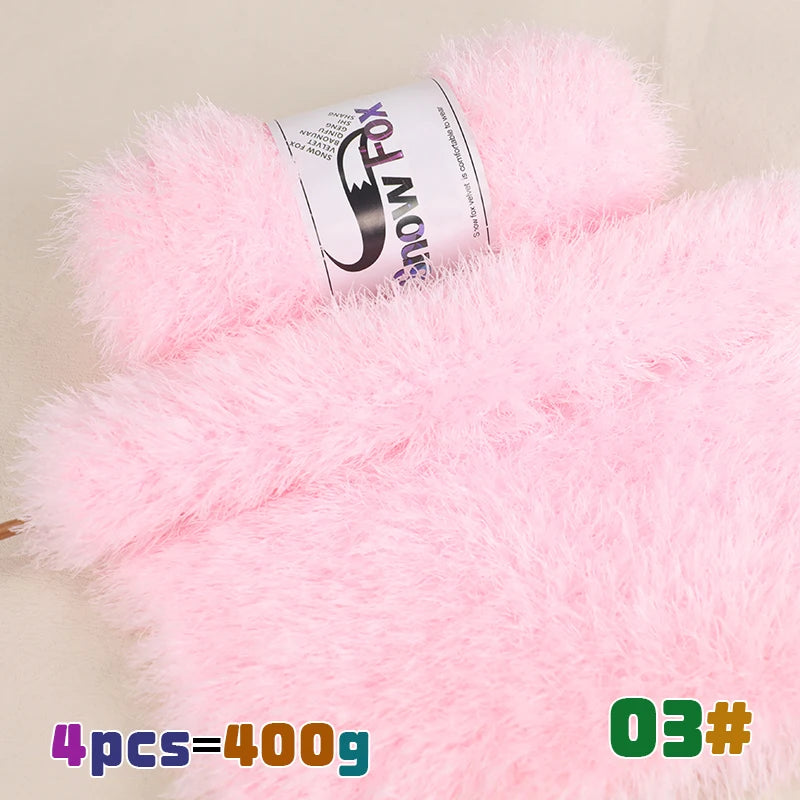 Yarn, Faux Fur Eyelash Texture for Knitting Coats, Scarves, Hats & Vests