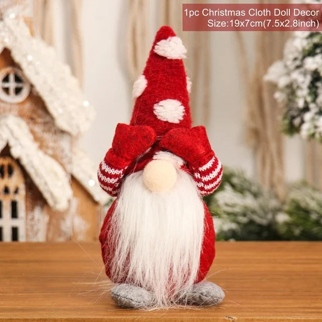 Christmas Doll Ornaments Merry Christmas Decorations For Home Xmas Decor Gifts