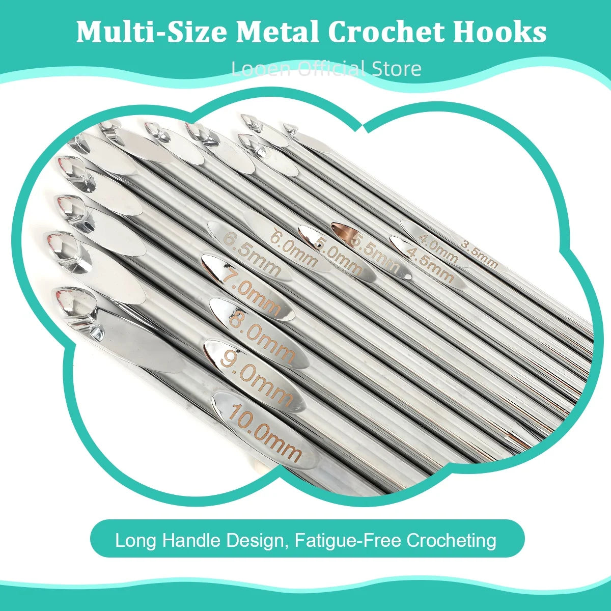 Crochet Hooks, Detachable Set with Storage Bag for Handmade Yarn Projects