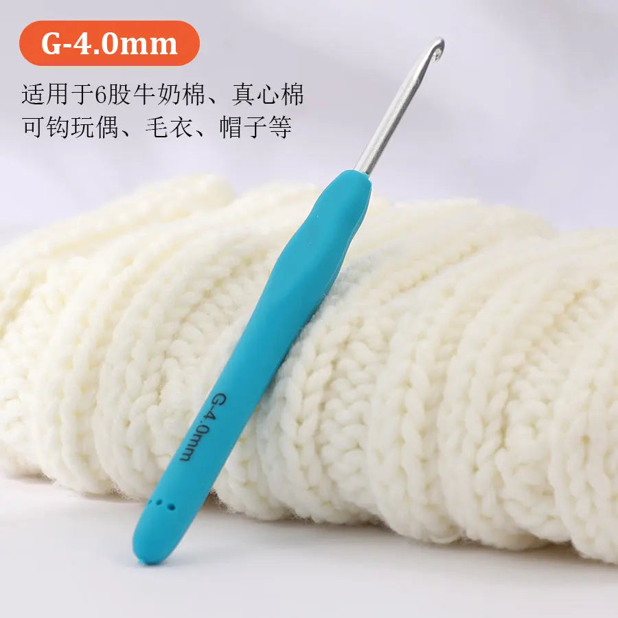 Crochet Hook, Aluminum for Handmade Yarn Crafts & Needlework Projects