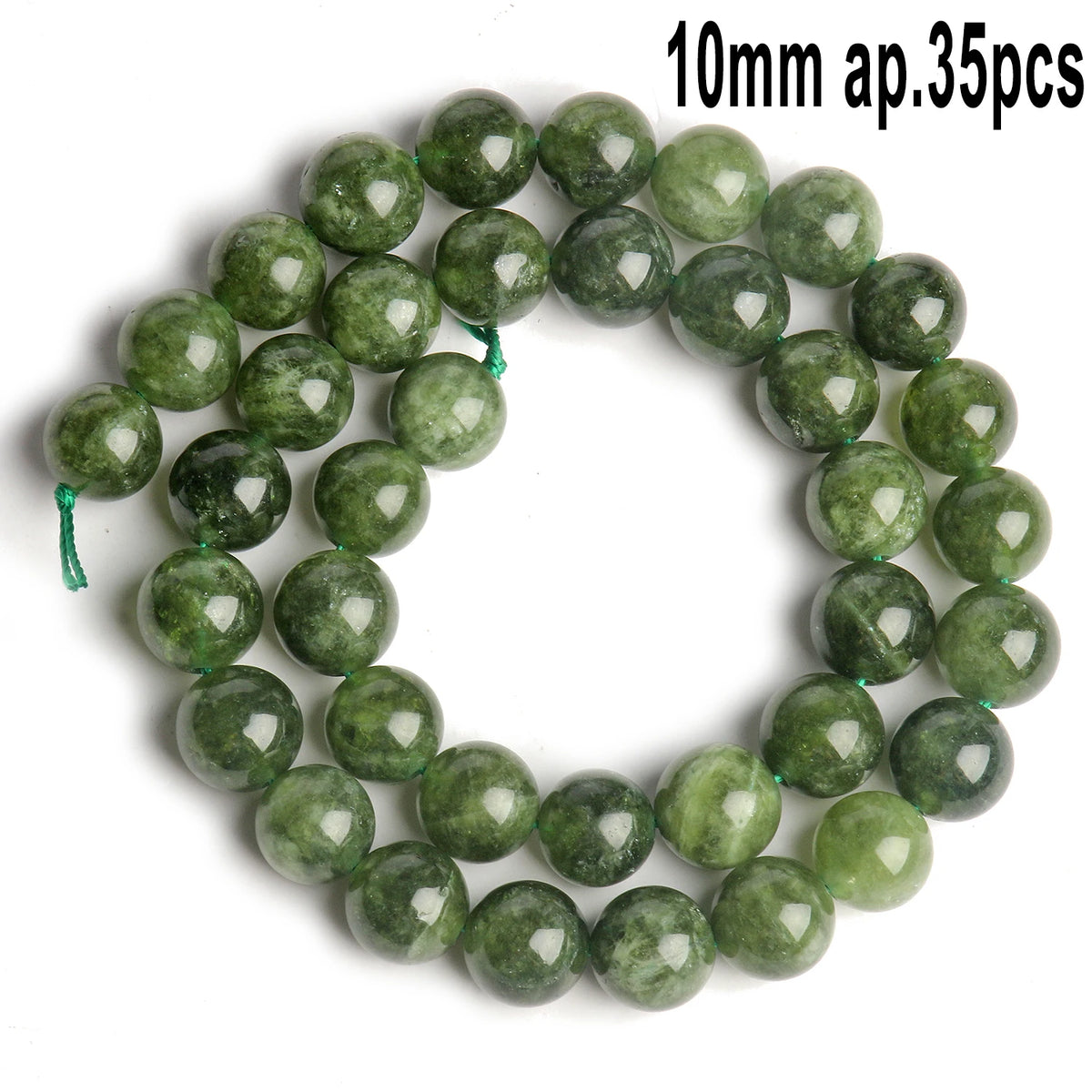 Stone Beads Green Jade-Style Faceted Mixed Shapes for DIY Jewelry Making