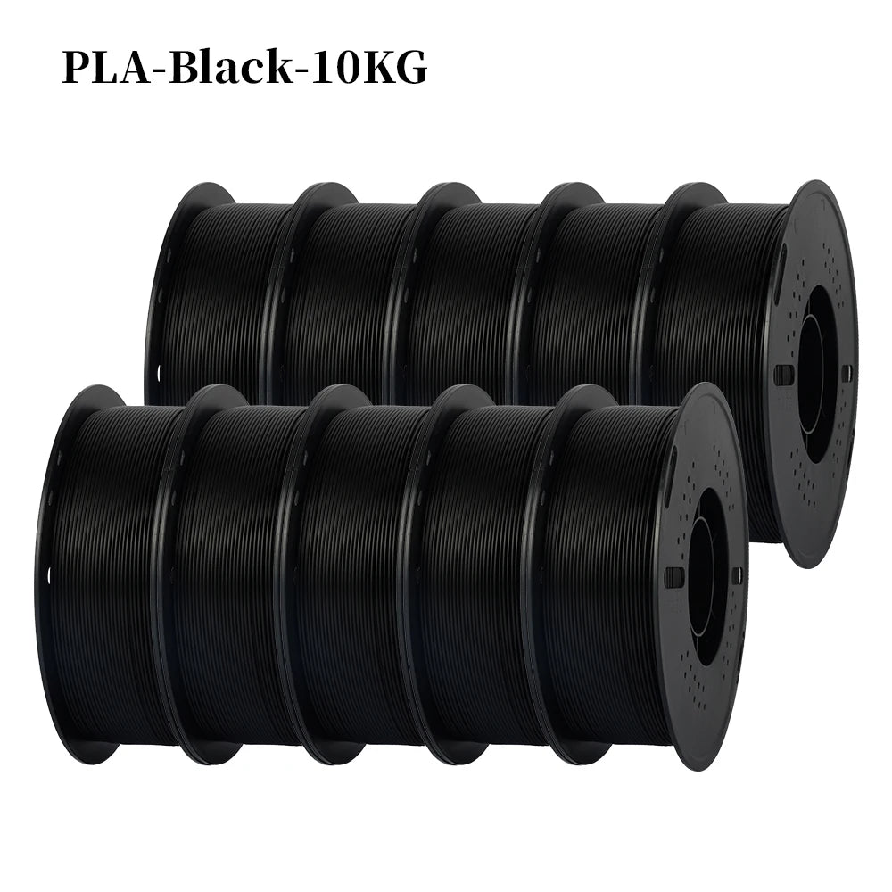 KINGROON 10KG/22LBS Multicolor PLA Filament 1KG/Roll 1.75mm For 3D Printer Material for 3D Printing 3D Printer Filament Free Shipping
