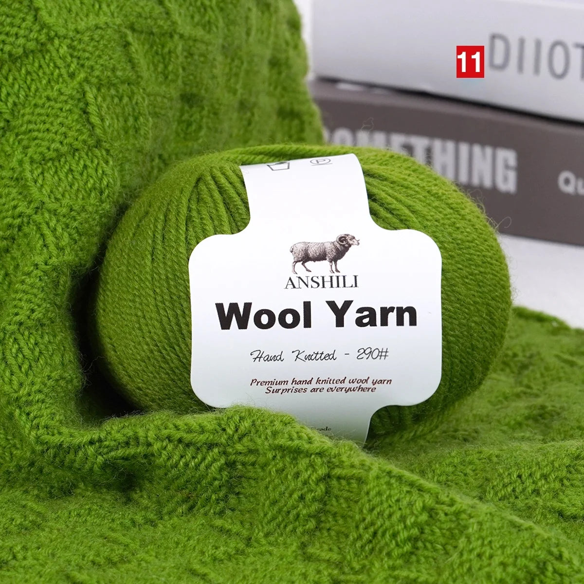 Yarn, Medium-Thick for Sweaters, Scarves, Gloves, Blankets & Cozy Crafts