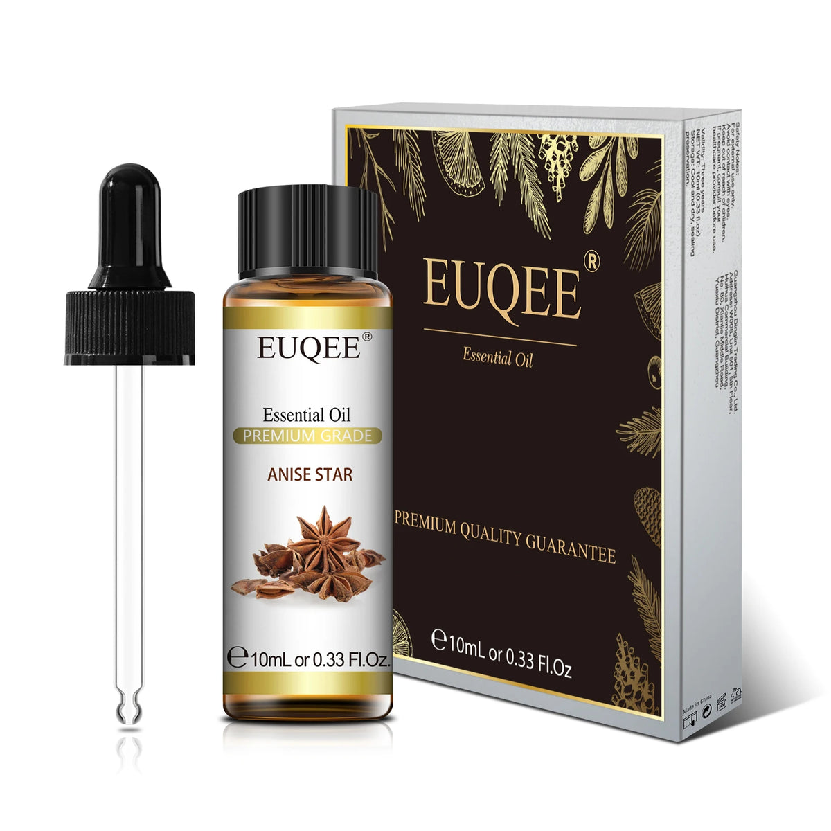EUQEE Pure Essential Oil 10ml Premium Specialty Scents Dropper Diffuser Candle