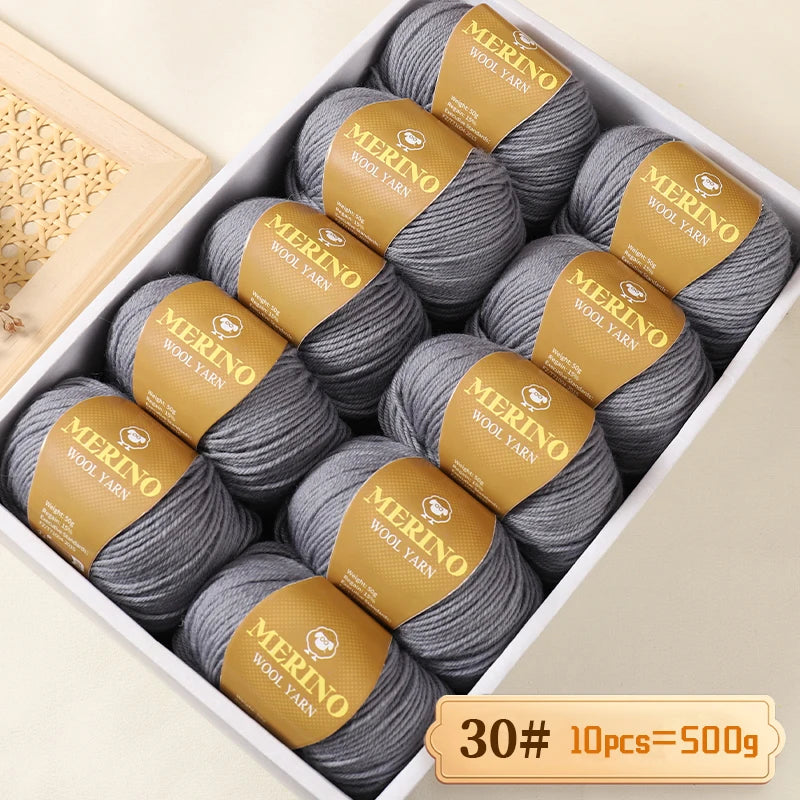 Yarn, Medium-Fine for Hand Knitting Sweaters, Scarves & Winter Hats
