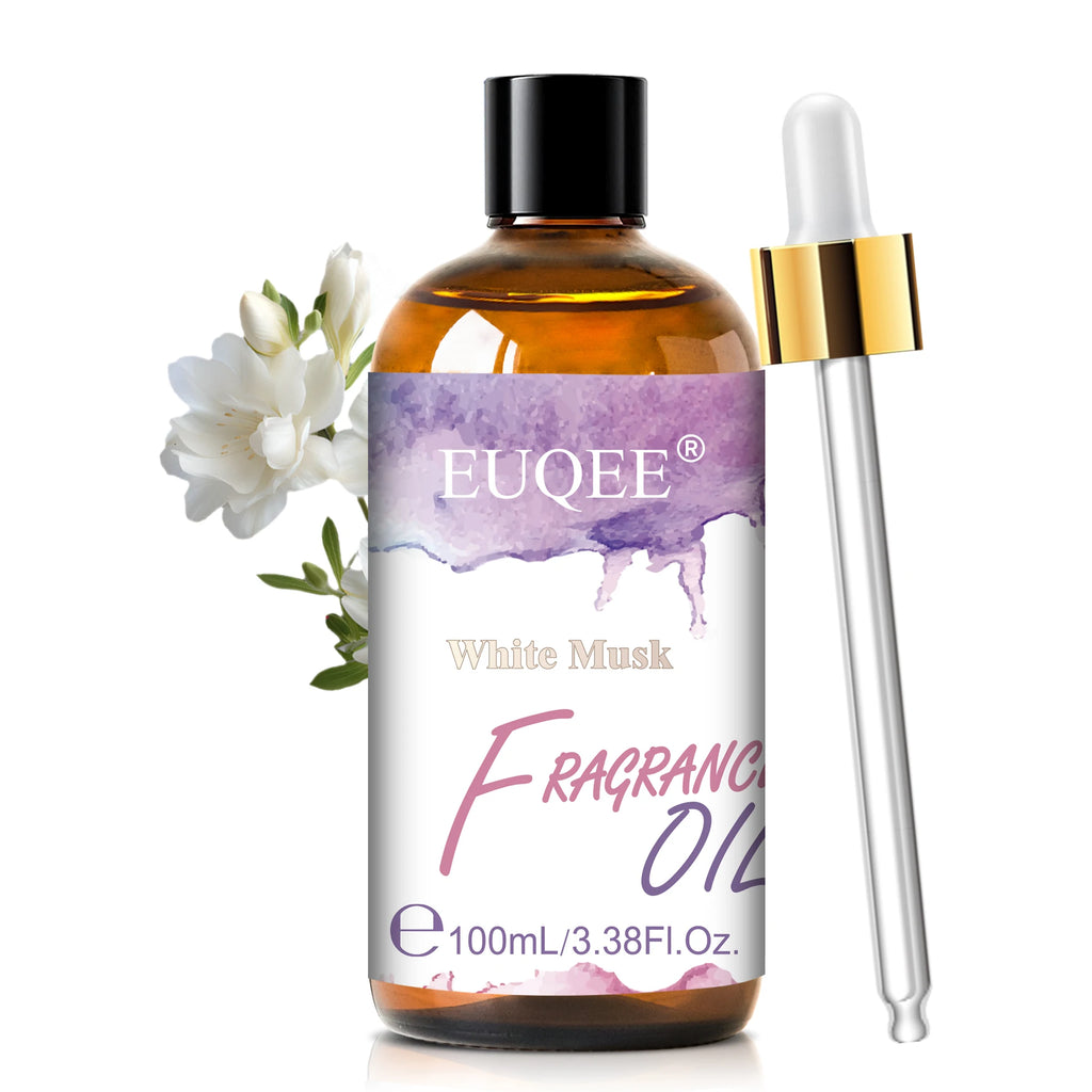 EUQEE 100ml Aroma Fragrance Oil Japanese Magnolia Bubble Gum Coconut & Vanilla Freesia Fragrance Oils For Diffuser Humidifier