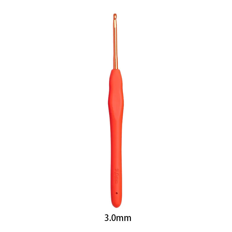 Crochet Hooks, Colorful Aluminum with Soft Grips for Handmade Yarn Crafts