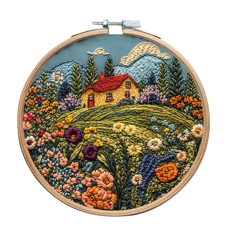 Embroidery Kit for Handmade Needlework, Stitching Practice & Creative Gifts