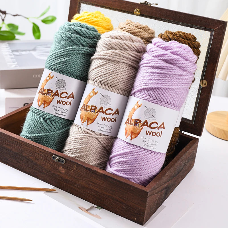 Yarn, Thick for Hand Knitting Coats, Sweaters, Gloves & Cozy Accessories