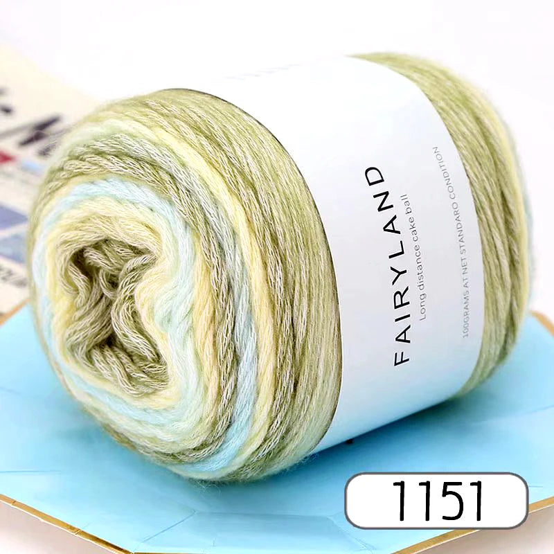 Yarn, Rainbow Gradient for Crochet Sweaters, Scarves, Hats & Shawls