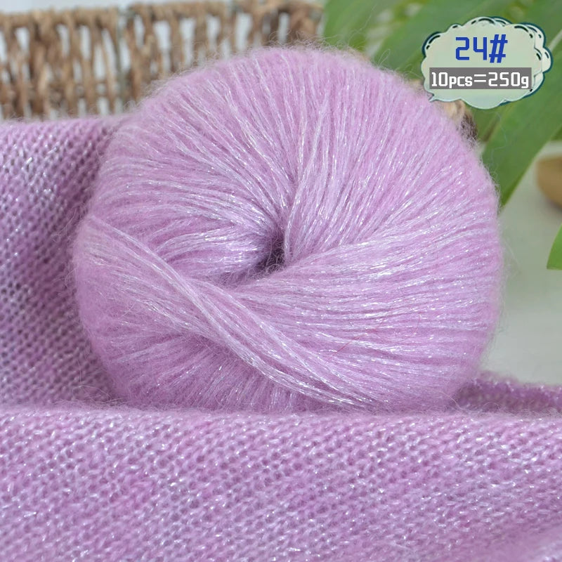 Yarn, Glitter Effect for Knitting Sweaters, Scarves, Hats & Handmade Gifts