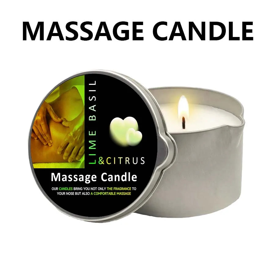 Massage Candles EVODUCK Pour Spout Tins Jasmine Lavender Rose Fragrances