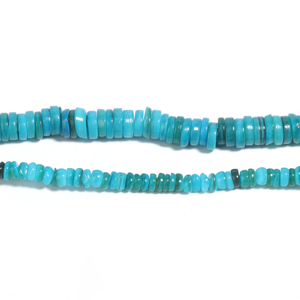 Shell Beads Flat Round Heishi Mother-of-Pearl Styles for DIY Jewelry Making