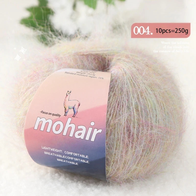 Yarn, Multicolor for Handmade Sweaters, Openwork Coats, Scarves & Shawls