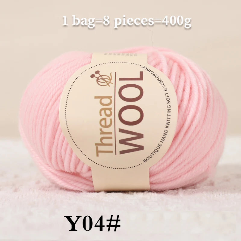 Yarn, Medium-Thick for Sweaters, Scarves, Gloves, Socks, Shawls & Coats