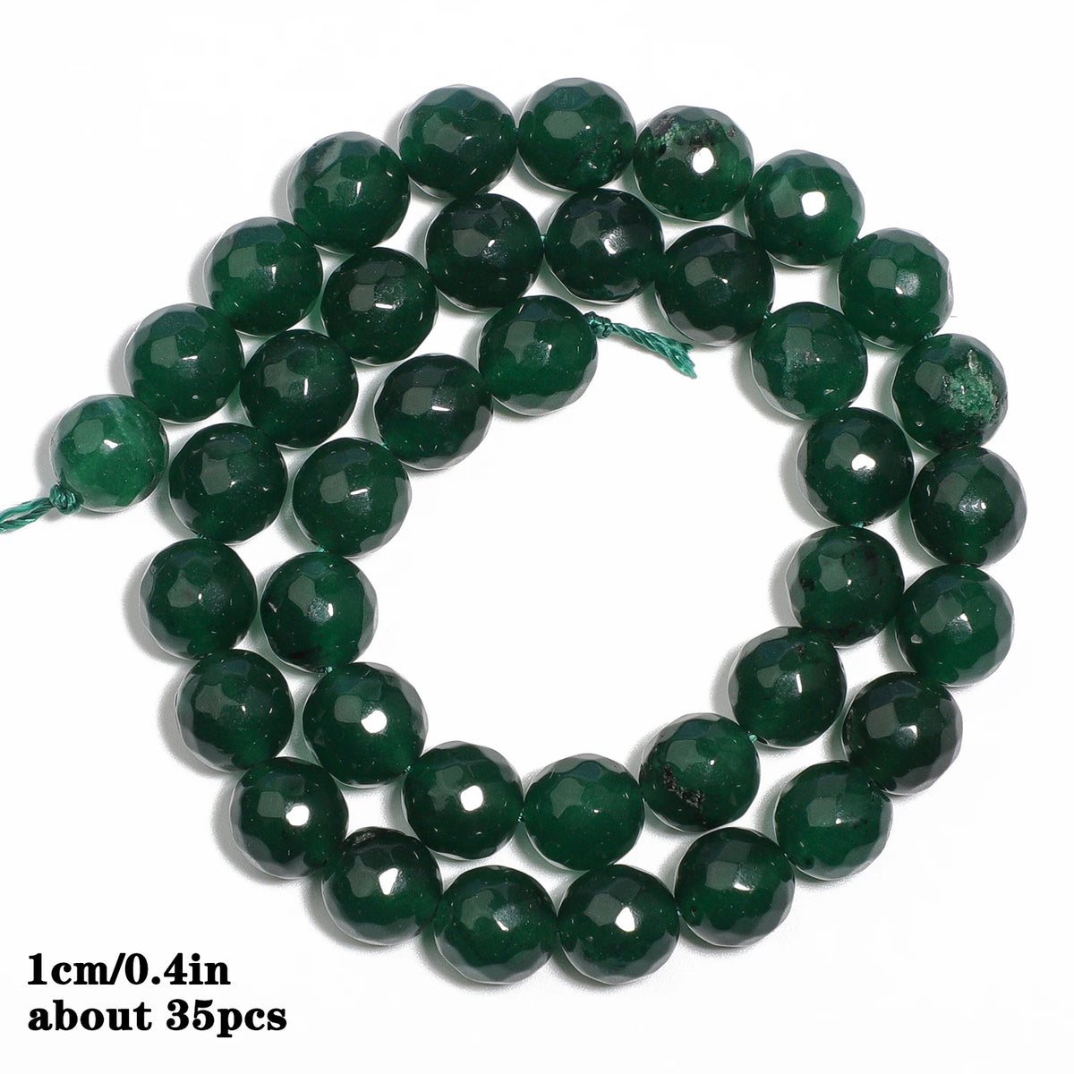 Stone Beads Green Chalcedony-Style Mixed Shapes for DIY Jewelry Making