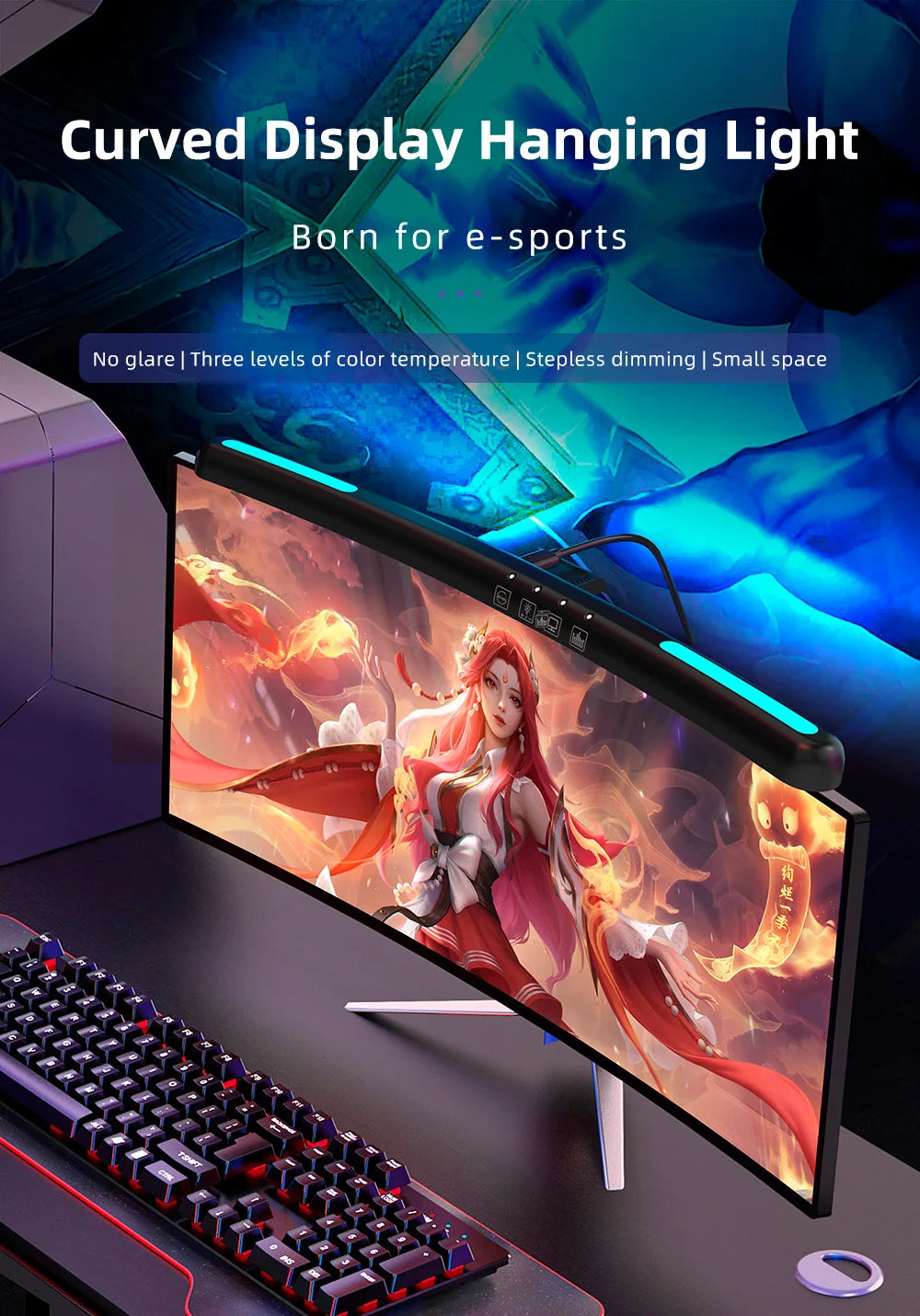 Led Monitor Light Bar Computer LED Computer Monitor Light Bar Desk Lamp